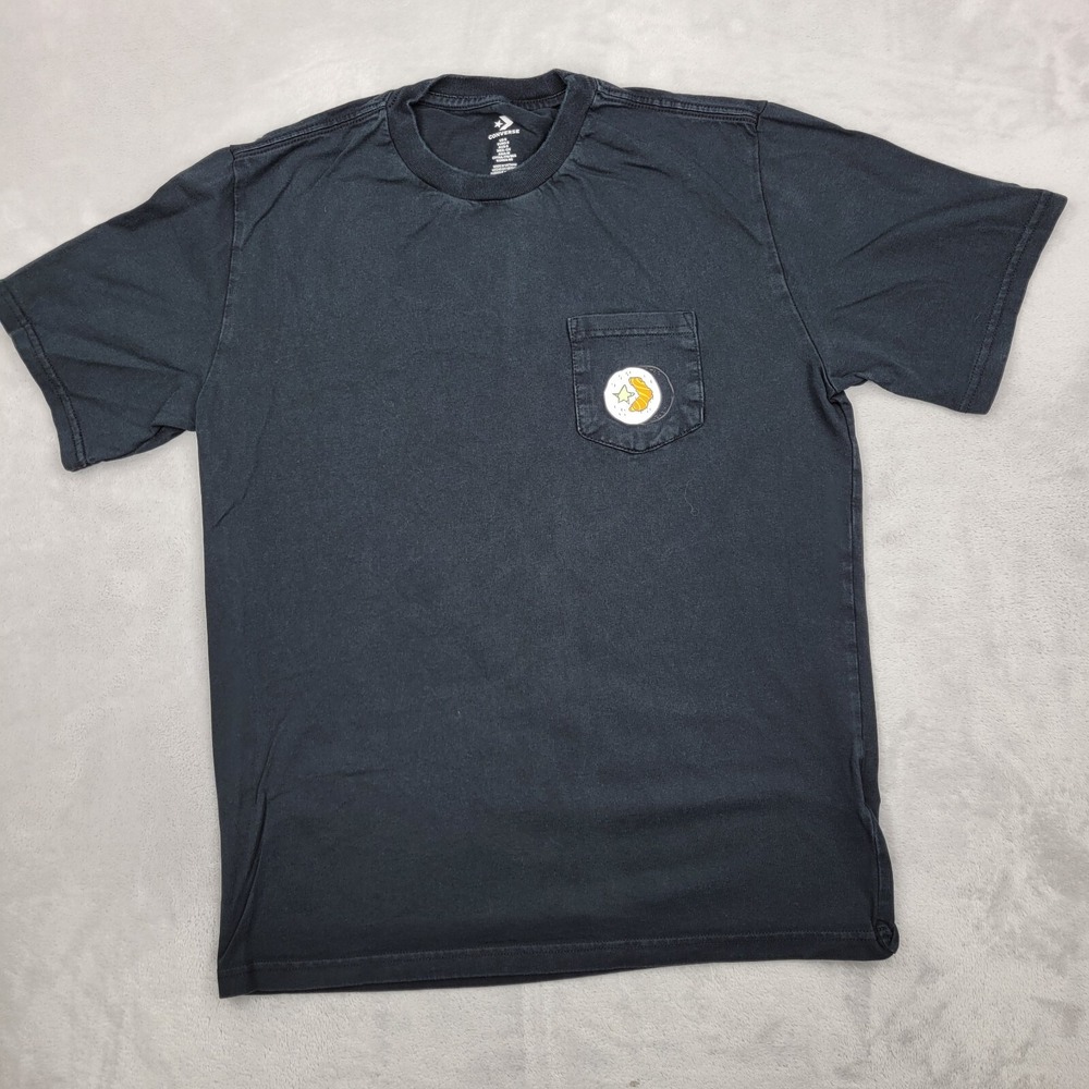 Converse Shirt Mens Small Basic Crewneck Pocket Tee Sushi‎ Japan Graphic Adult